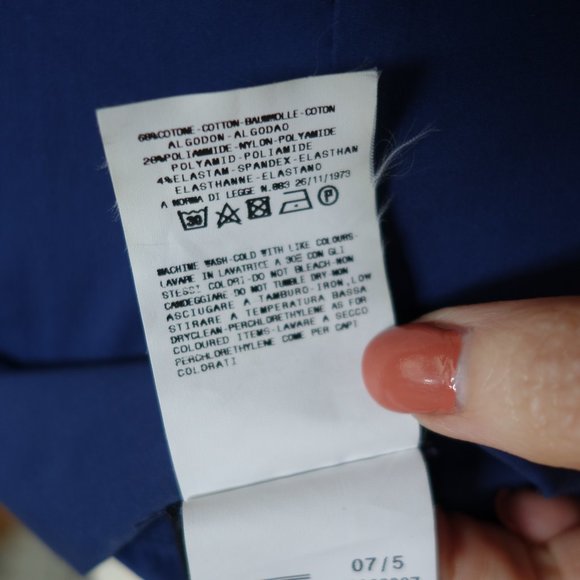 Just Cavalli blue blouse size small $380 puffed sleeves pleats Roberto Cavalli - Picture 11 of 12